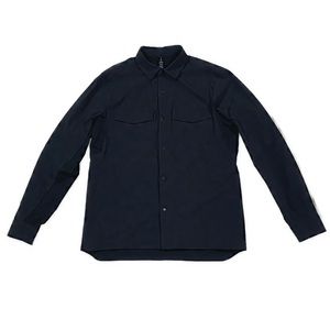 Button Down Double Pocket Long Sleave